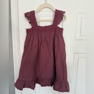 Jamie Kay Mauve Ruffle Strap Dress